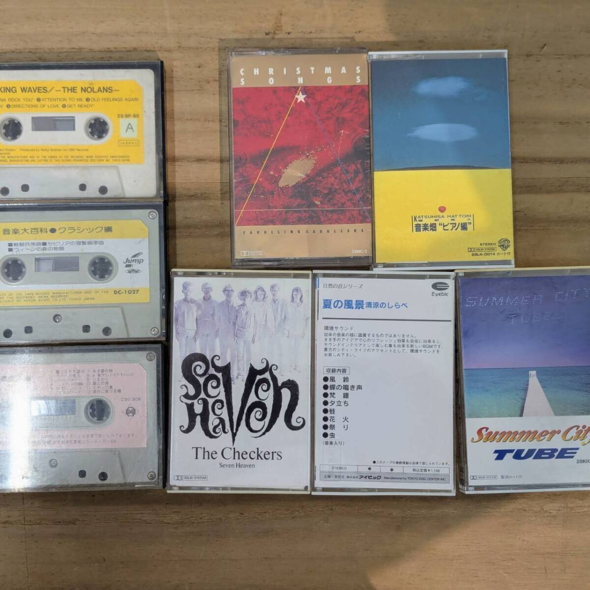 【成】チェッカーズ/チューブ/ノーランズ...etc　製品カセットテープ8本【5343YO】F30