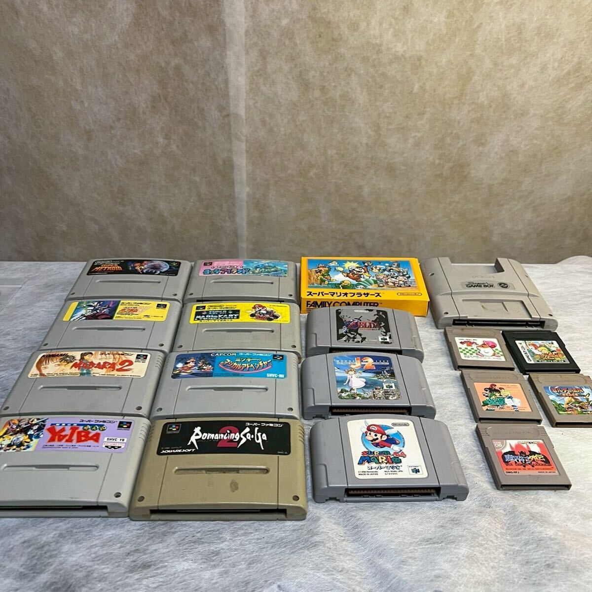 ☆ファミコン ソフト13本まとめ売り☆ゲームボーイ用ソフトまとめ スーパーファミコン Nintendo ゲームソフトまとめ