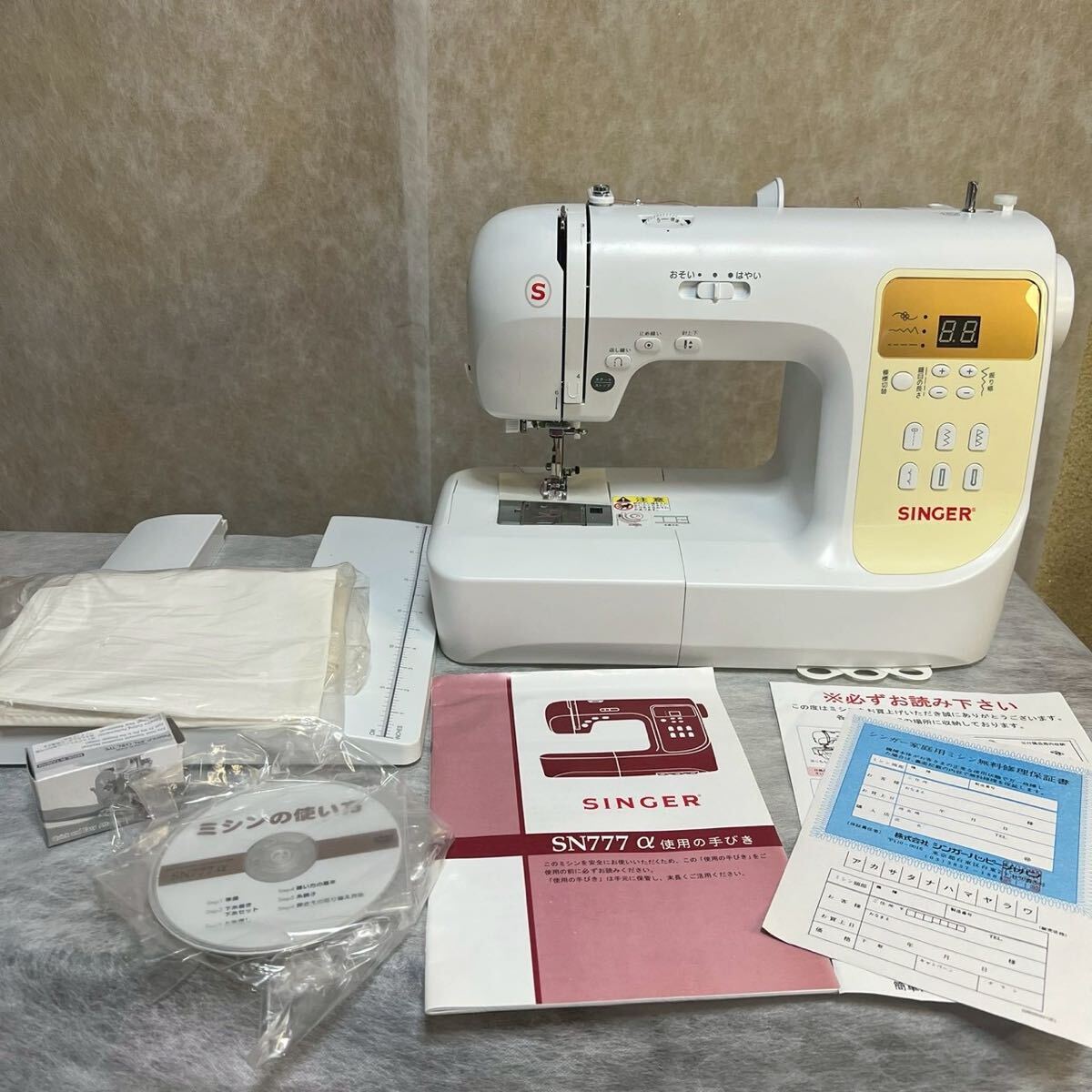 動作確認済み SINGER シンガー SN777a スーパーコンピューター ミシン 現状品