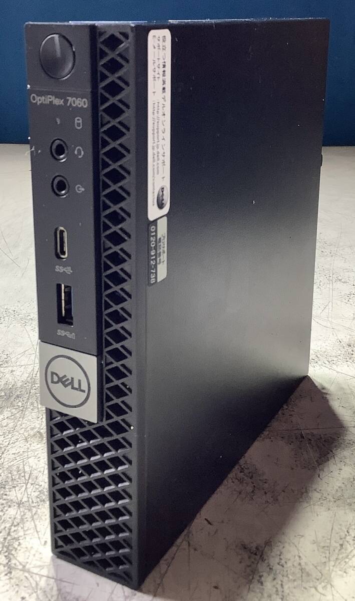 K80629301 Dell OptiPlex 7060 Micro 1点 (元々 intel Core i7 8th Gen 搭載)【通電OK】080803