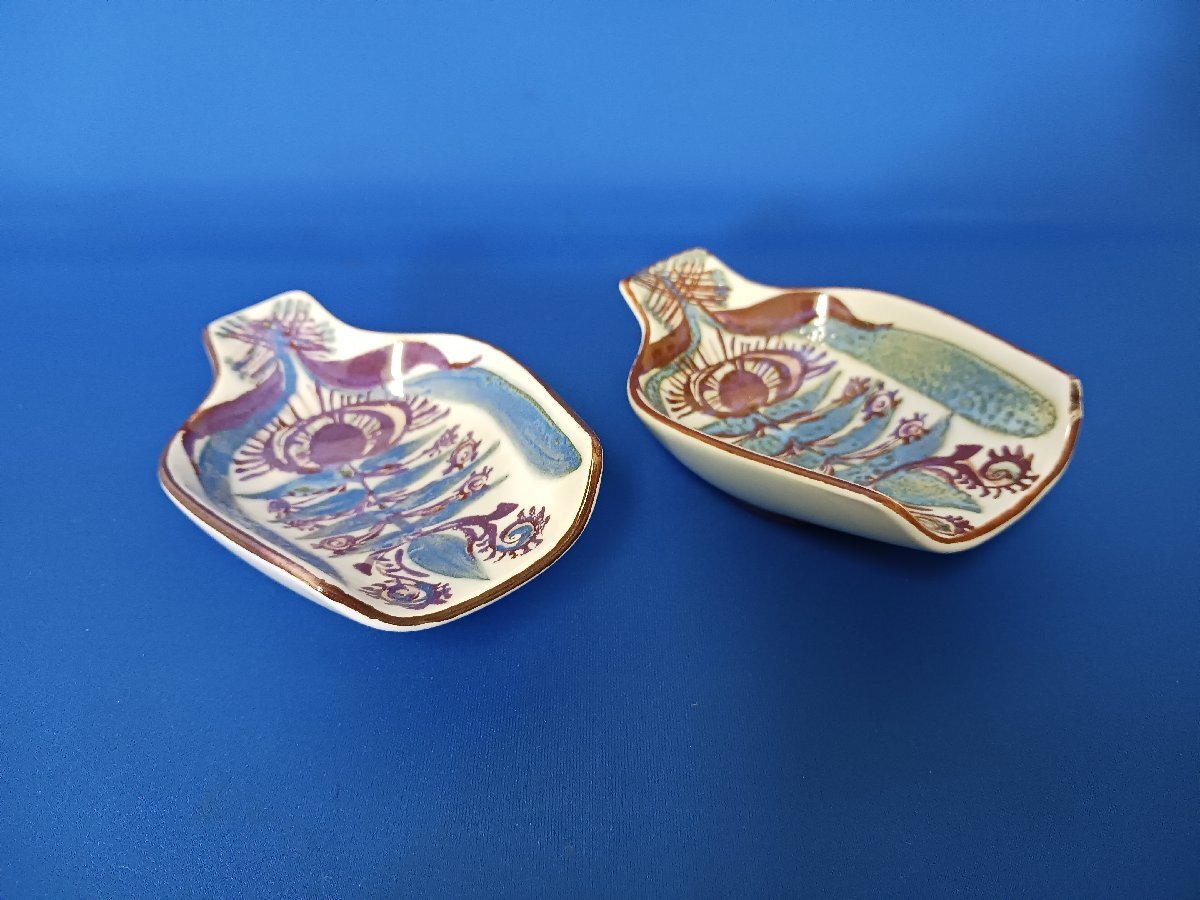 ROYAL COPENHAGEN　ロイヤルコペンハーゲン　テネラ　スプーンレスト　2客セット（現状品）
