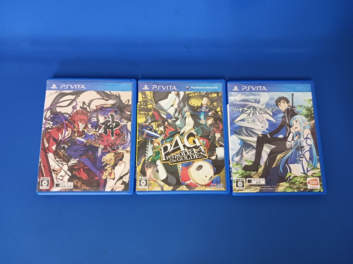 PSVITA　ゲームソフト３本おまとめセット（ジャンク品）□■□