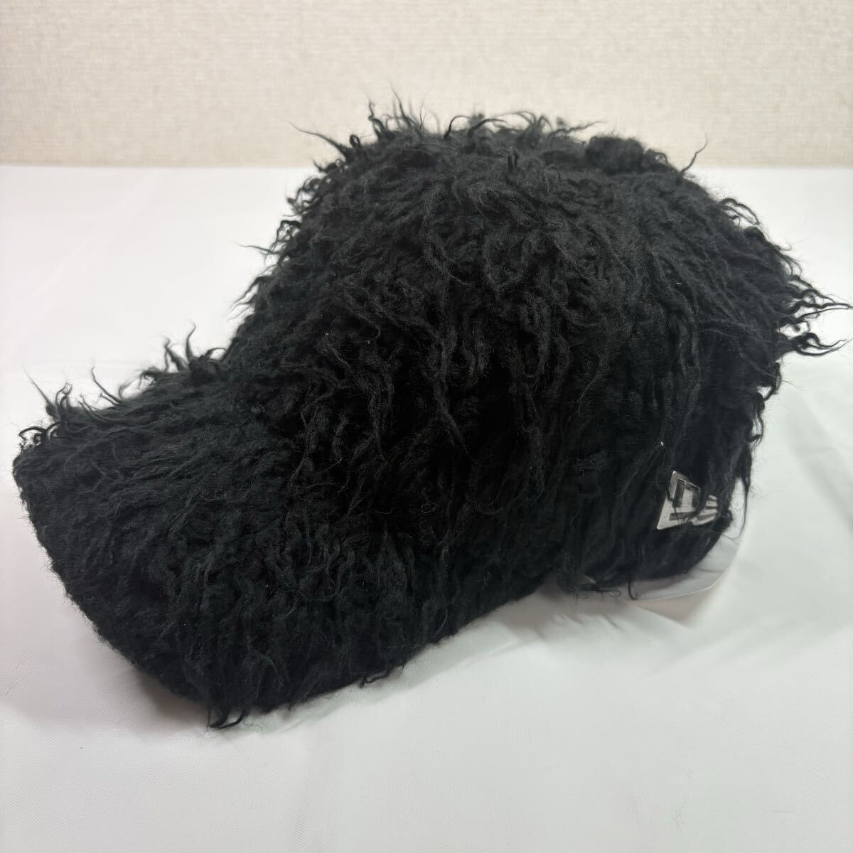 新品　タグ付き　NEW ERA ニューエラ ブラック　ボア　キャップ　帽子　黒　メンズ　レディース