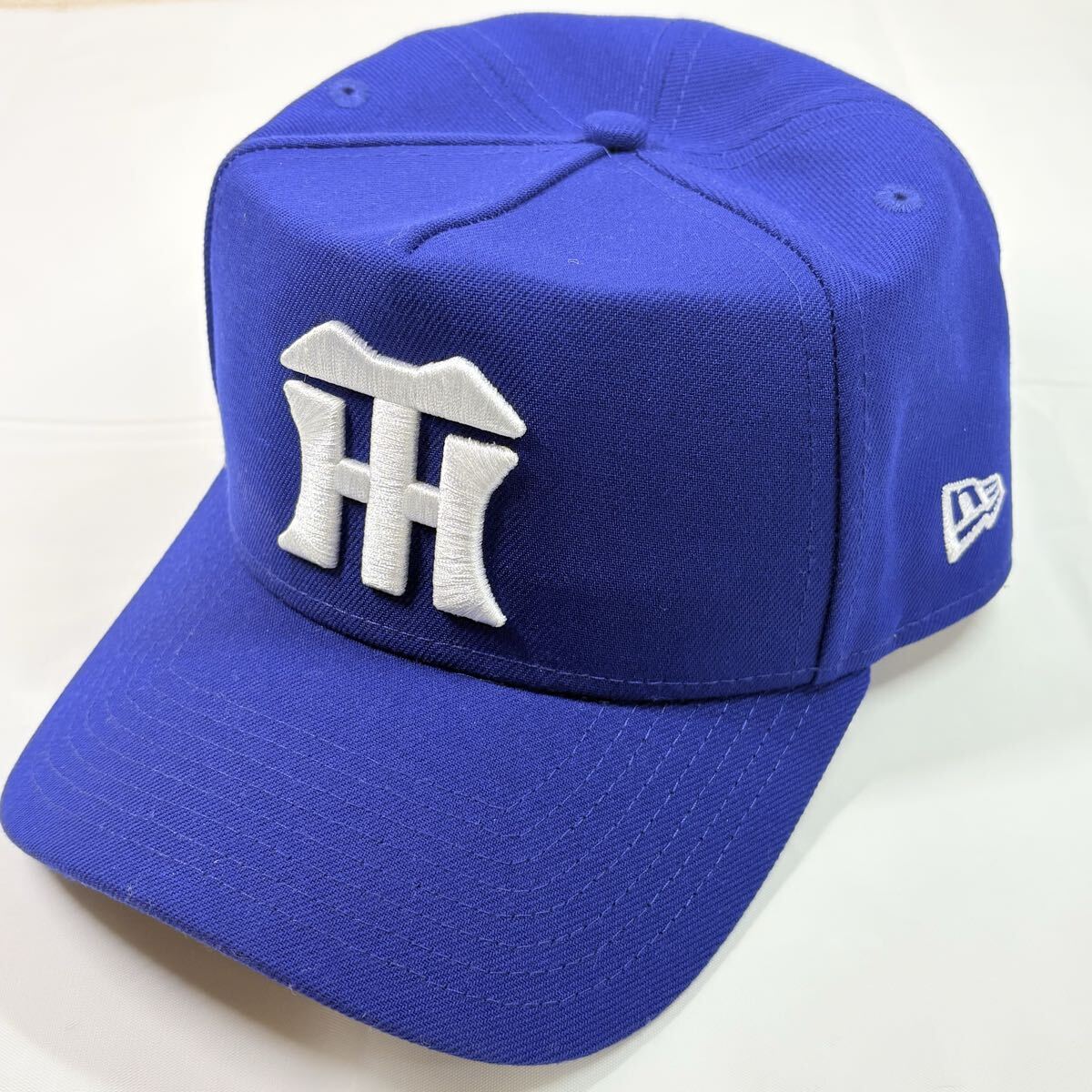 New Era ニューエラ×阪神タイガース コラボ ロゴ キャップ　ブルー　スナップバック　メンズ　レディース