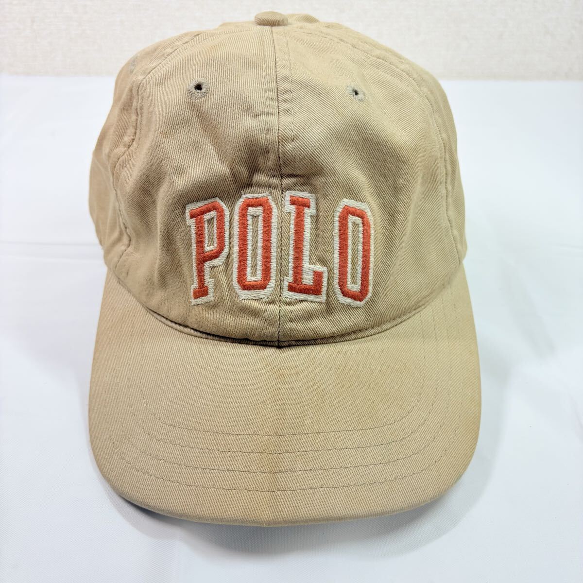 90s POLO SPORT RALPH LAUREN USA製　キャップ　帽子　ヴィンテージ　ビッグロゴ　古着　中古