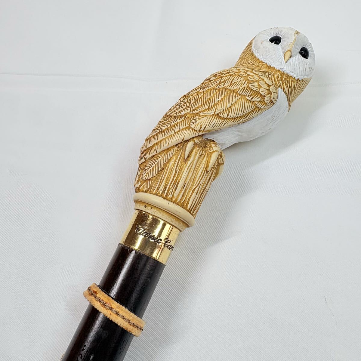 classic canes クラシックケイン　フクロウ　梟　ステッキ　杖　中古　全長90cm