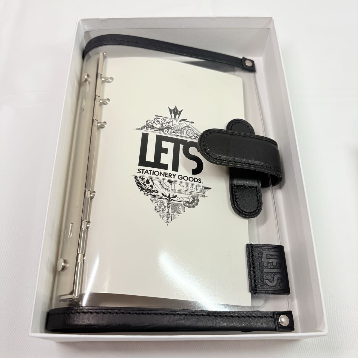 LET'S STATIONERY GOODS クリアシステム手帳 bible ブラック