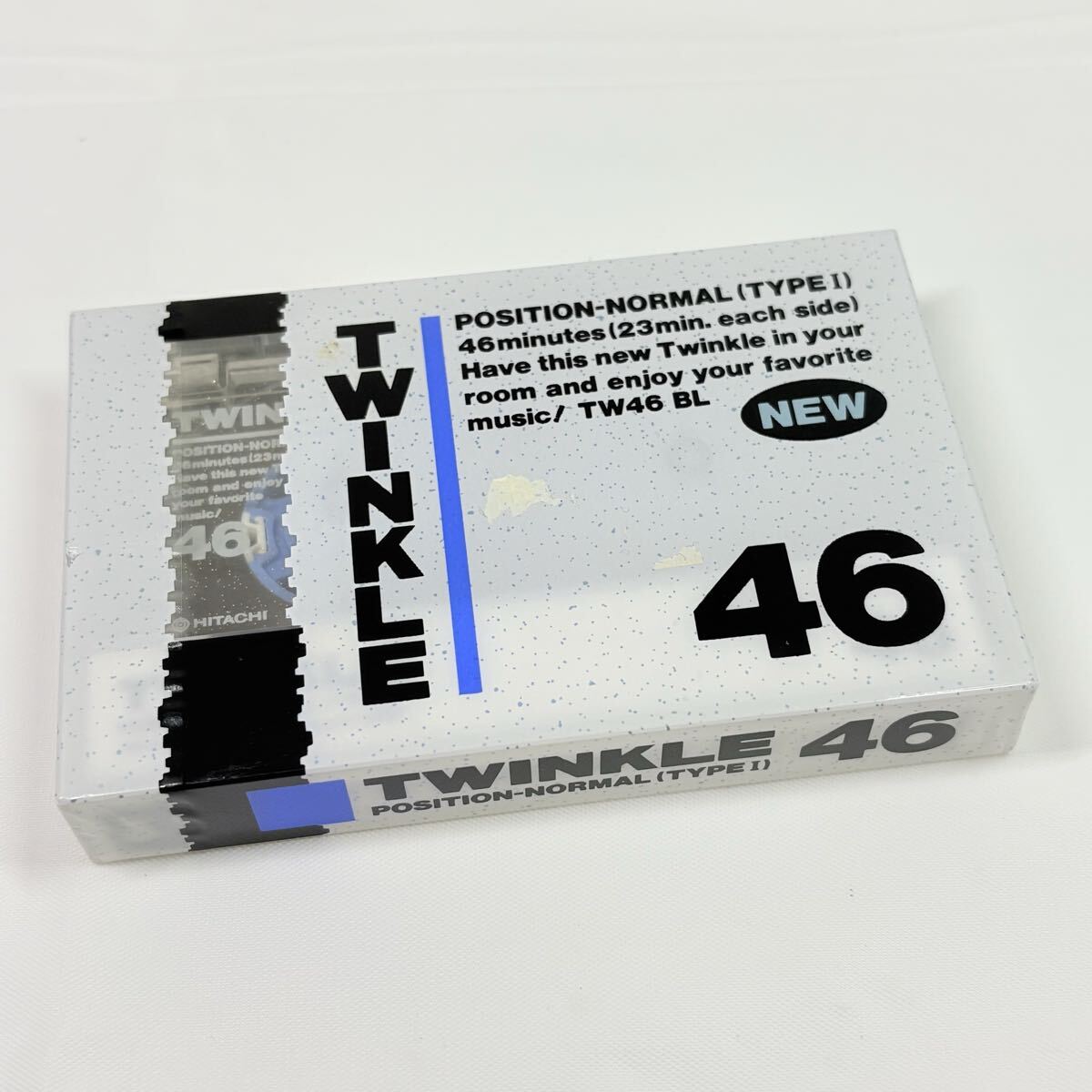 未開封品　 HITACHI 日立　カセットテープ46分 TWINKLE　ノーマル　Type1 レア　希少　当時物