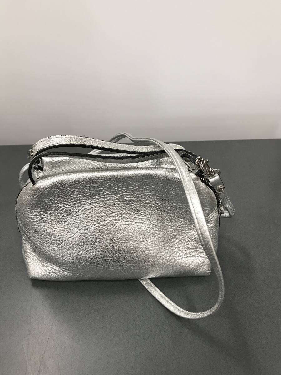 GIANNI CHIARINI ジャンニキャリーニ　アリファ　S シルバー　2WAY ミニバッグ　中古品　現状品　