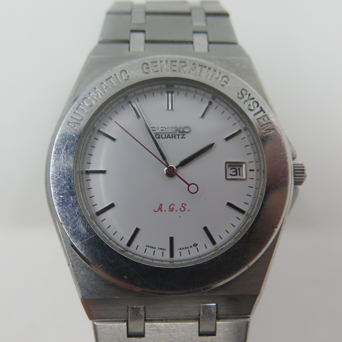 SEIKO/セイコー　QUARTZ　 A.G.S 7M22-6A50 