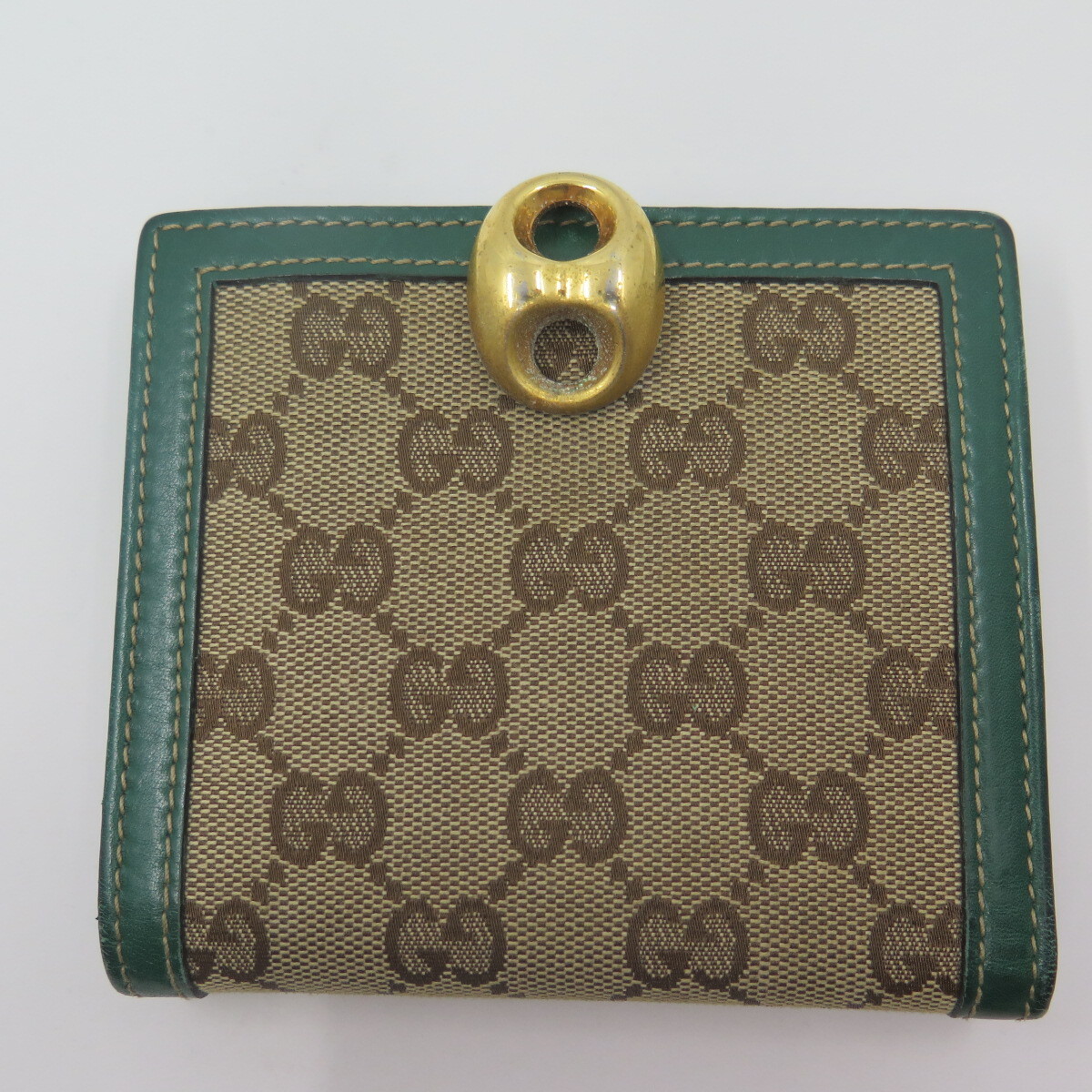 GUCCI/グッチ　GG柄二つ折りキャンパス　財布