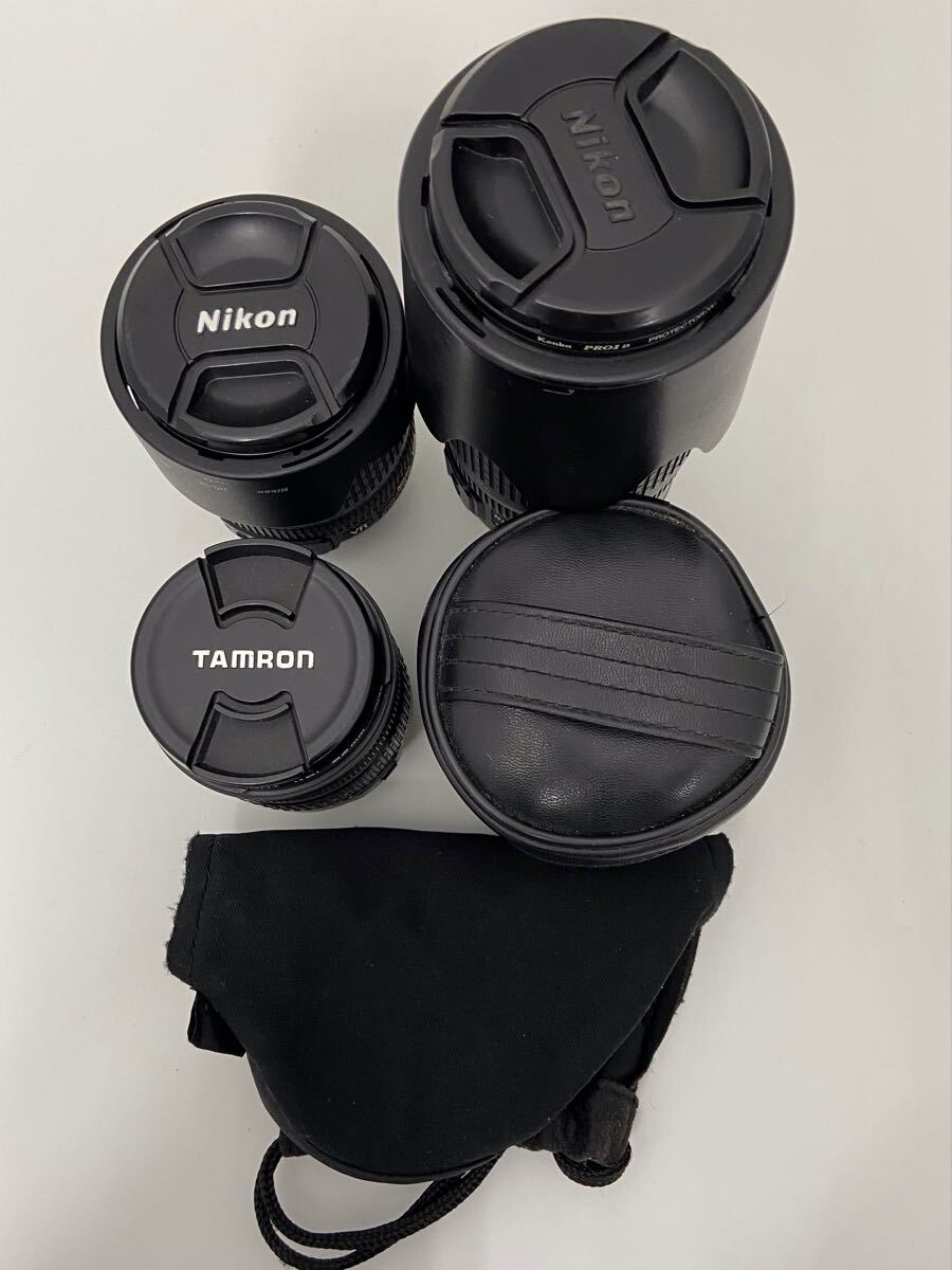 E138★レンズ3点セットNikon ニコン AF-S DX NIKKOR 18-105mm AF-S NIKKOR 70-300mm TAMRON タムロン AF 28-200mm 動作未確認 ジャンク品