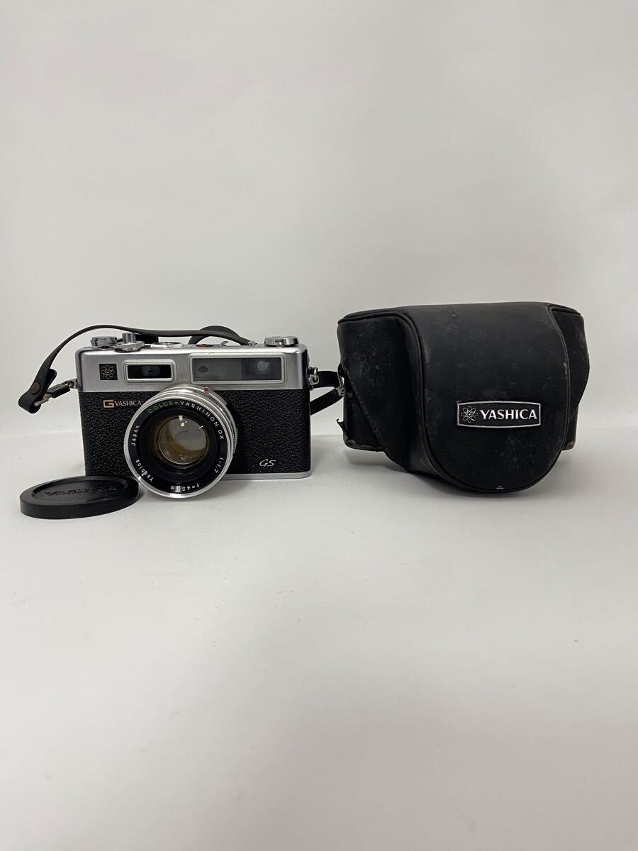 E129★YASHICA ヤシカ ELECTRO 35 エレクトロ 35 フィルムカメラ 1:1.7 ｆ45mm 空シャッターのみ確認済み ジャンク品