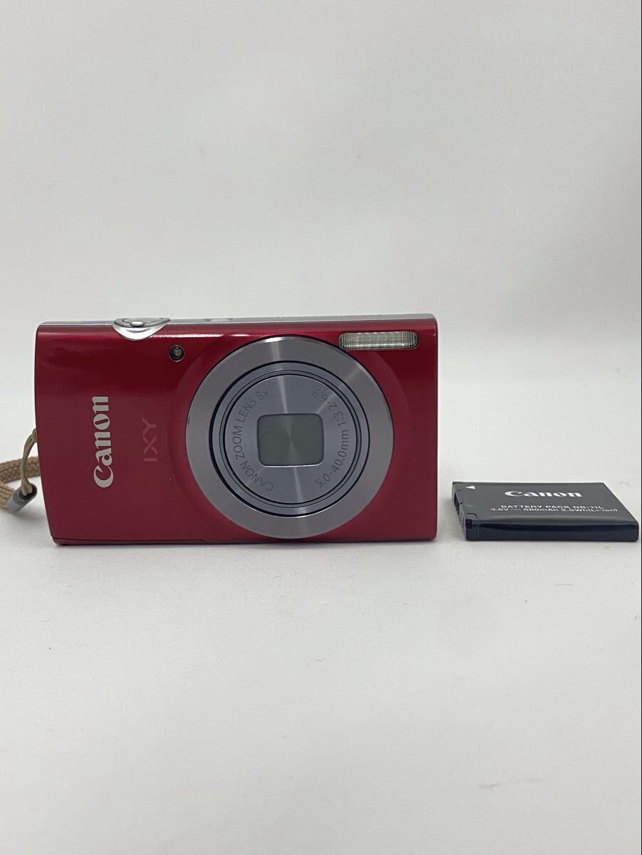 A752★Canon キャノン IXY150 イクシー コンパクトデジタルカメラ PC2197 レッド 動作未確認 ジャンク品