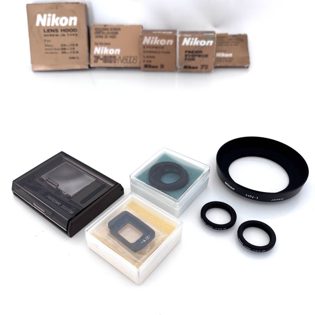 【ニコン】Nikon アイピース・フード・スクリーン 計5個 箱付 #S178