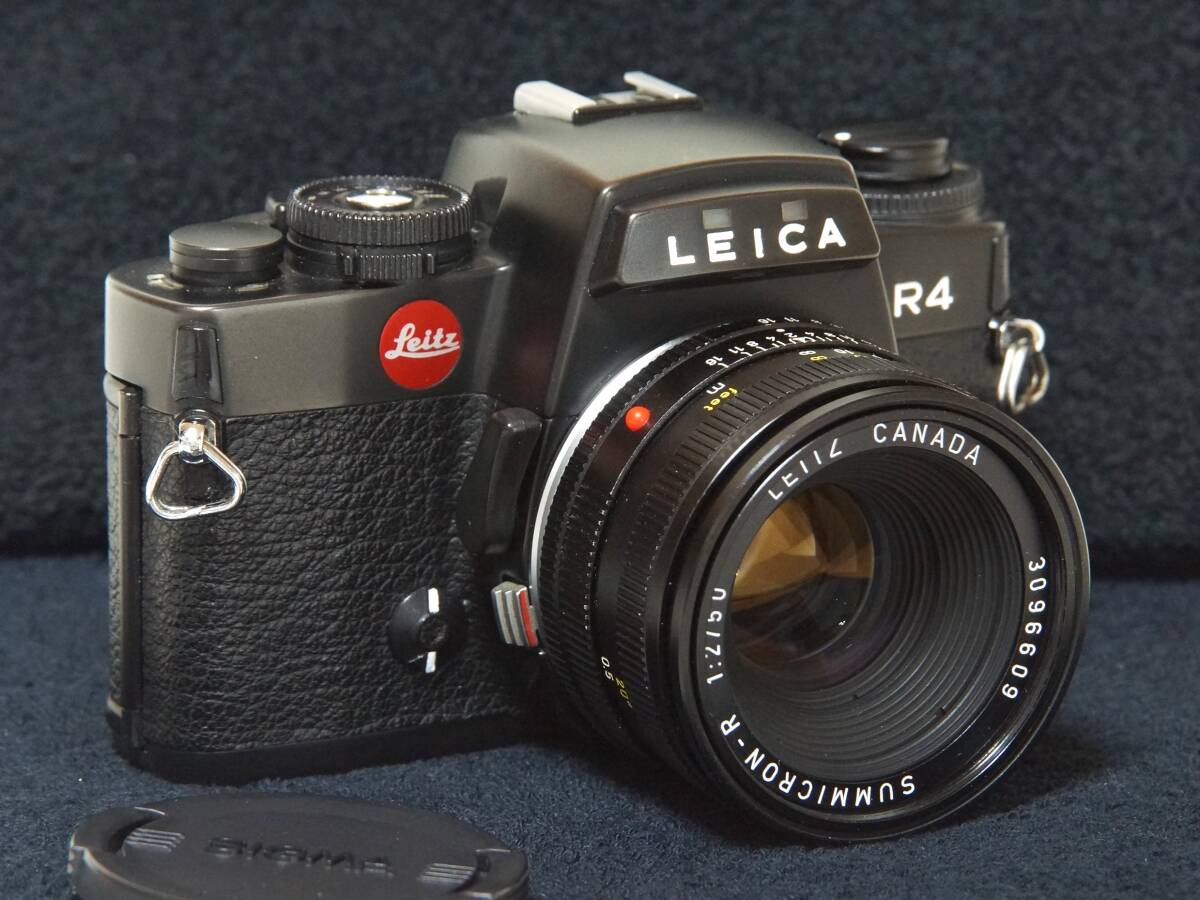 LEICA R4 SUMMICRON R50ｍｍｆ2.0（Rカム）標準レンズセット 【Operation Confirmed・動作確認済】