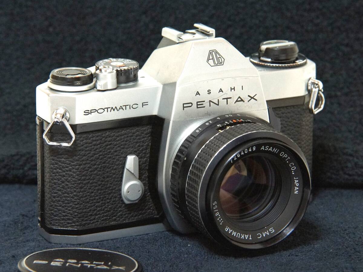 PENTAX SPOTMATIC F（SPF）SMC TAKUMAR 55ｍｍF1.8標準レンズセット【Operation Confirmed・動作確認済】