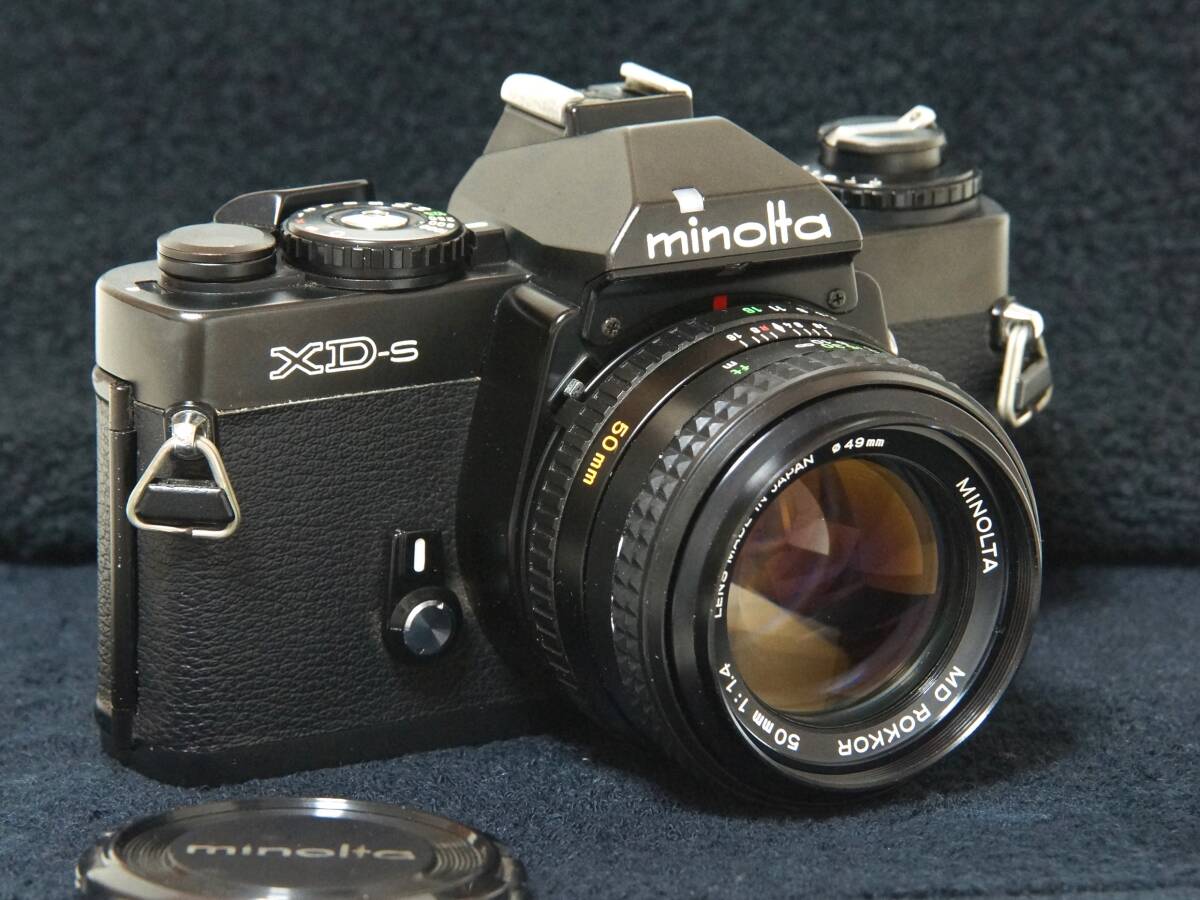 MINOLTA XD-s MD ROKKOR 50mmF1.４標準レンズセット【Operation Confirmed・動作確認済】