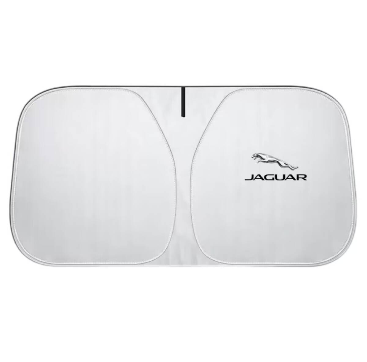 ジャガー サンシェード 折り畳み 日よけ UVカット 遮光 断熱 ロゴ入 フロント ガラス　カバー 車用 収納袋付 取付便利 紫外線