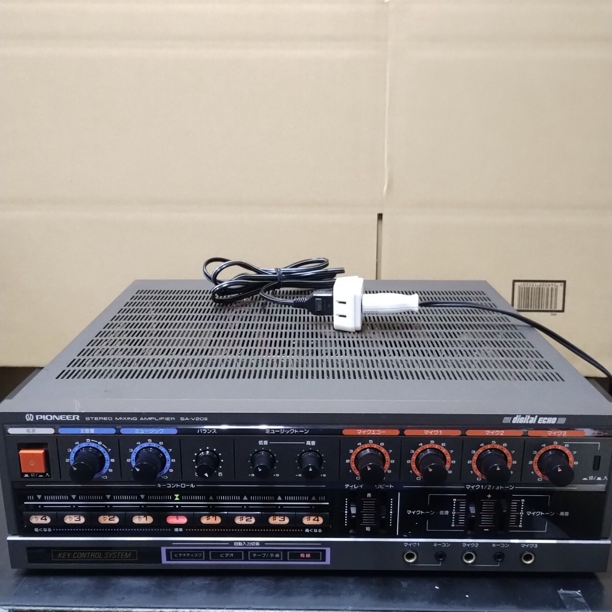 SFZ63 訳あり PIONEER パイオニア ミキシングアンプ SA-V20Ⅱ中古 点検動作品