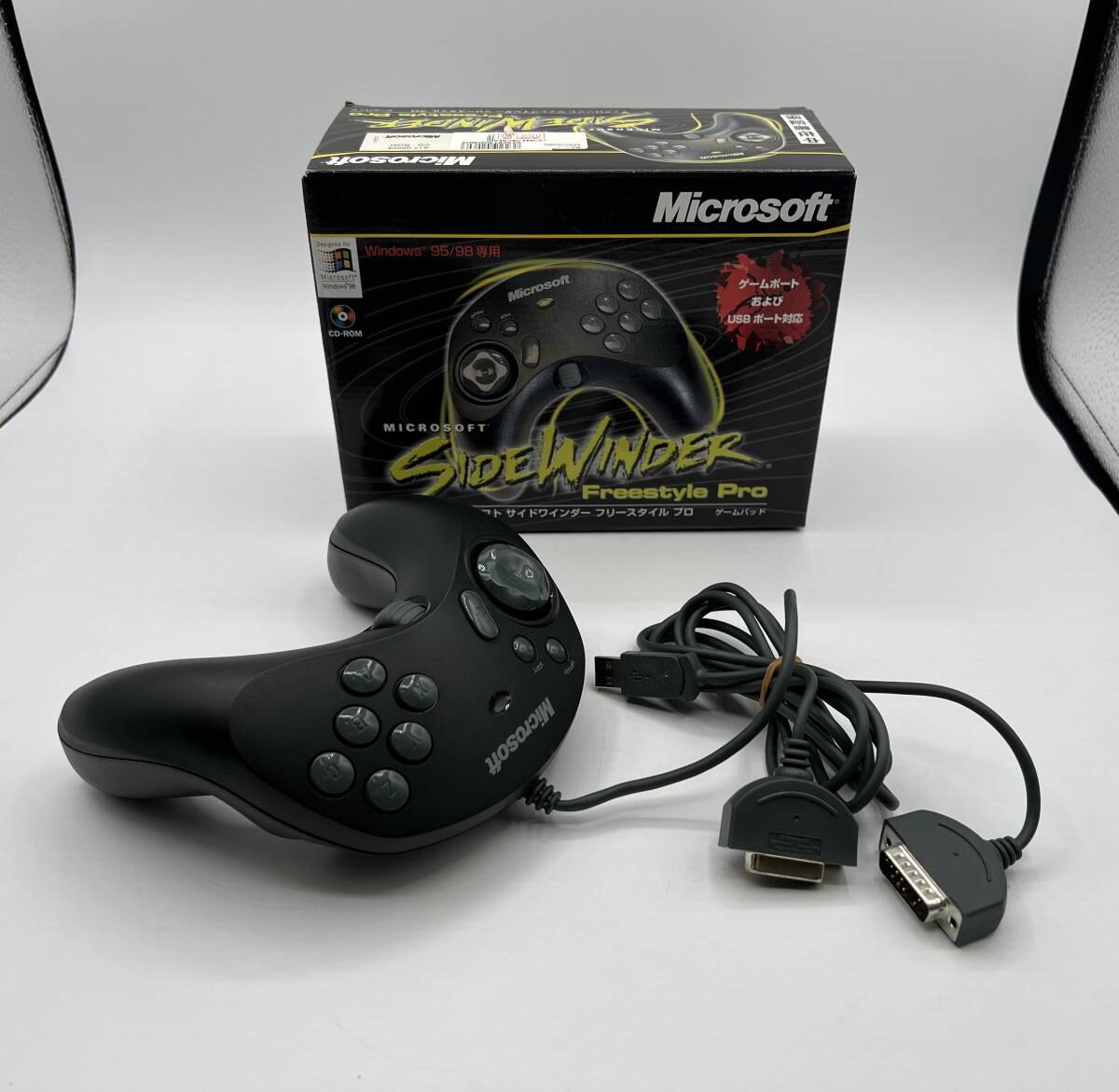 ◆マイクロソフト サイドワインダー フリースタイル プロ◆ゲームパッド　ゲームコントローラー　動作未確認　コ2006-B
