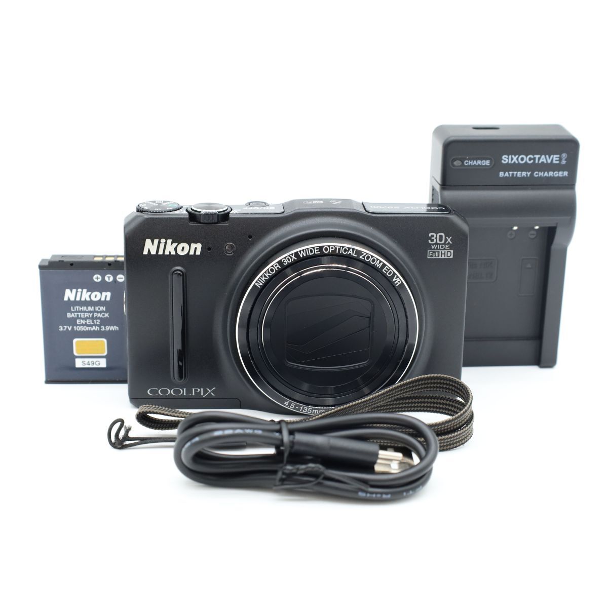 Nikon COOLPIX S9700 コンパクトデジタルカメラ プレシャスブラック 動作確認済 ニコン #S011007M