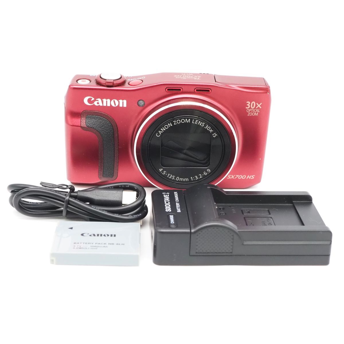 Canon PowerShot SX700 HS コンパクトデジタルカメラ レッド 動作確認済 キヤノン #S007017M