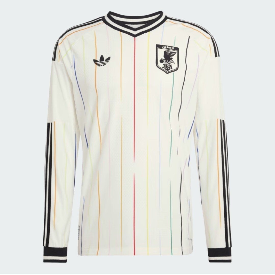 国内正規品 サッカー日本代表 2026 アウェイ 長袖 レプリカ ユニフォーム JZ9697 アディダス adidas メンズ 2XLサイズ