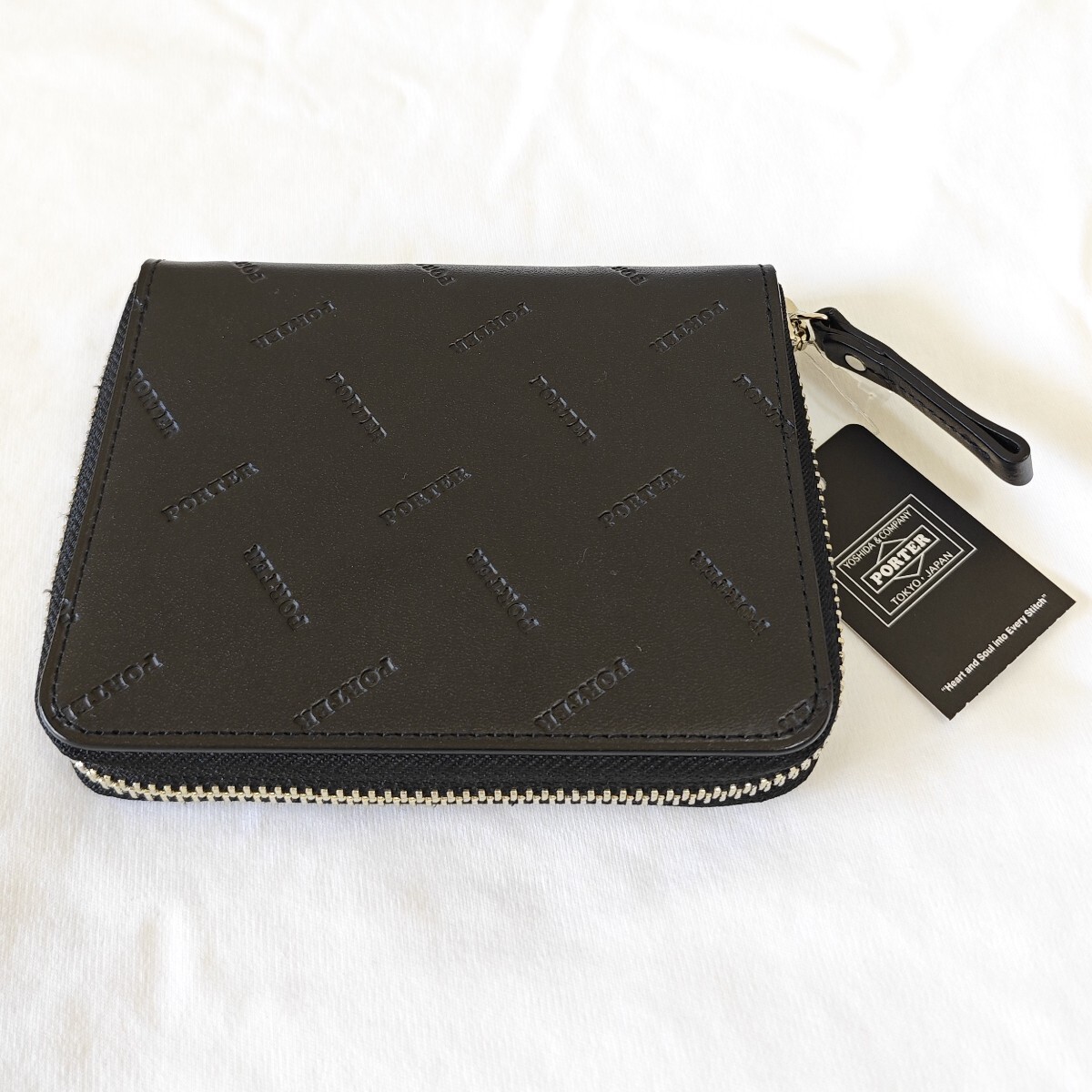 PORTER エンチェイス 総ロゴ ENCHASE 財布 007-02284 ブラック 国内正規品