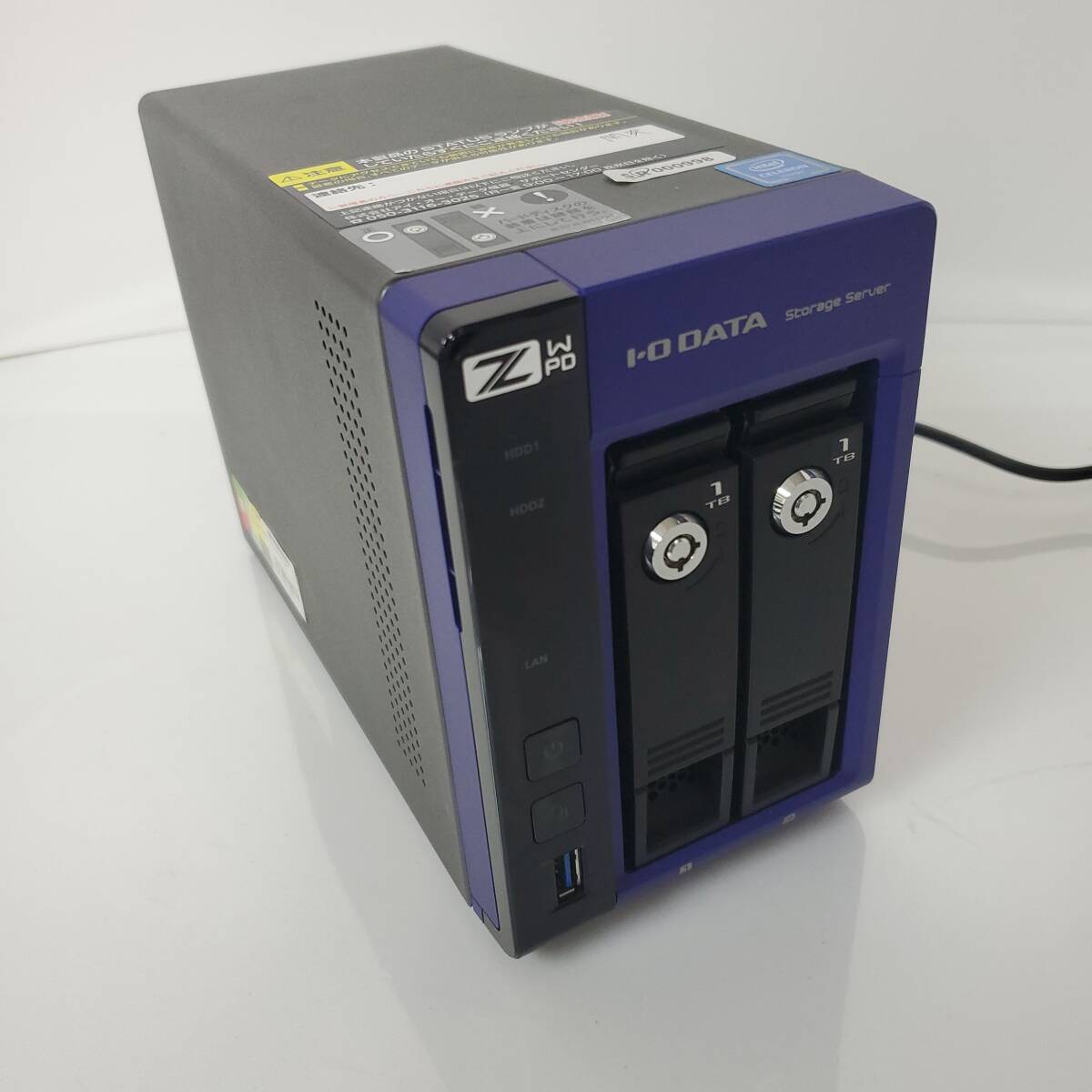 【1台のみ】I-O DATA アイオーデータ機器 Windows Storage ServerHDL-Z2WP2D・Intel CELERON・メモリ4GB・激レア　訳アリ品1円 #000998(80)