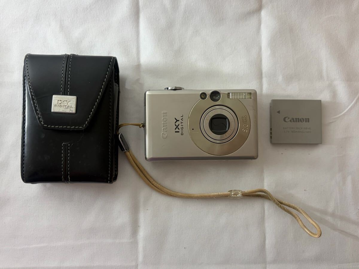 【ま76】★動作確認済★ Canon IXY DIGITAL 60 キャノン イクシー デジタルカメラ バッテリー ケース デジカメ