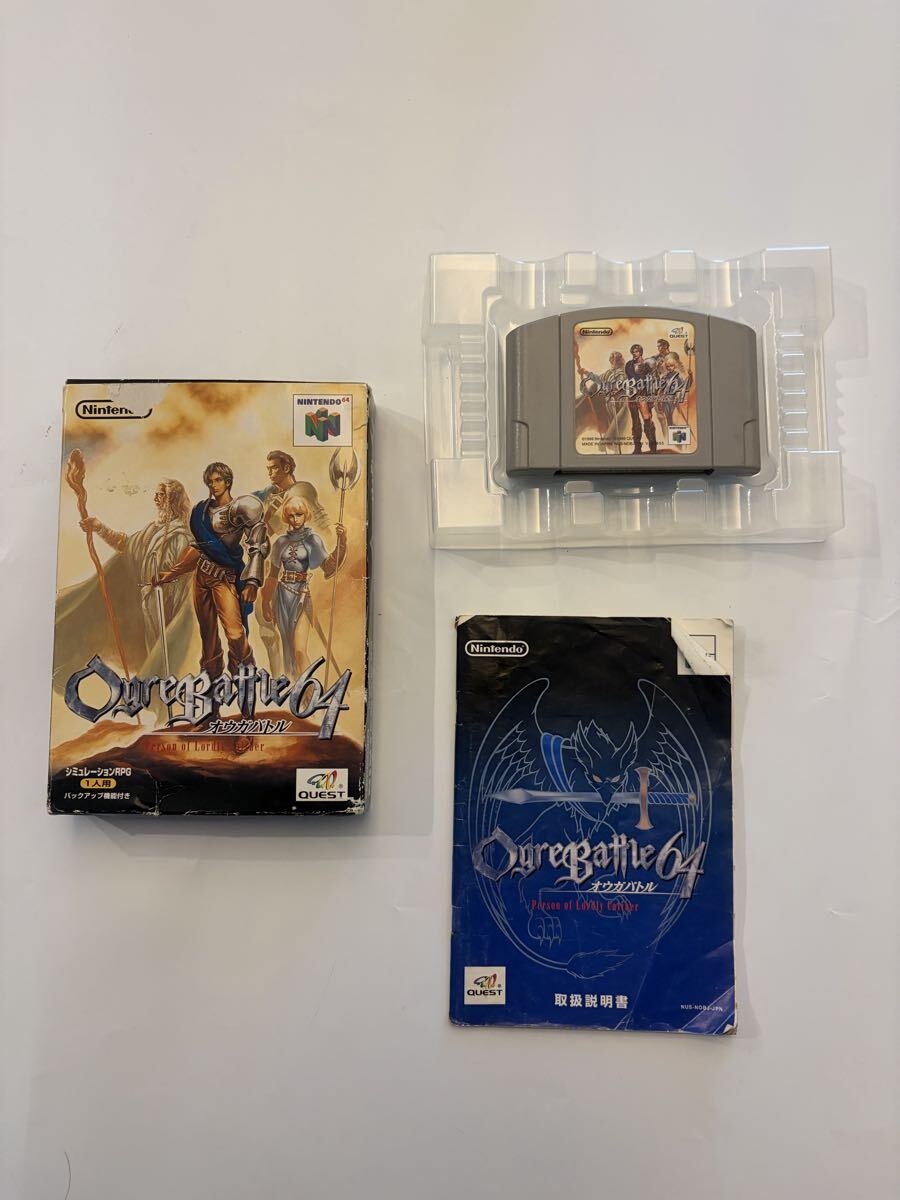 【ま209】 N64 ニンテンドー64 オウガバトル64 Person of Lordly Caliber ソフト 箱説付き 任天堂 Nintendo 動作未確認
