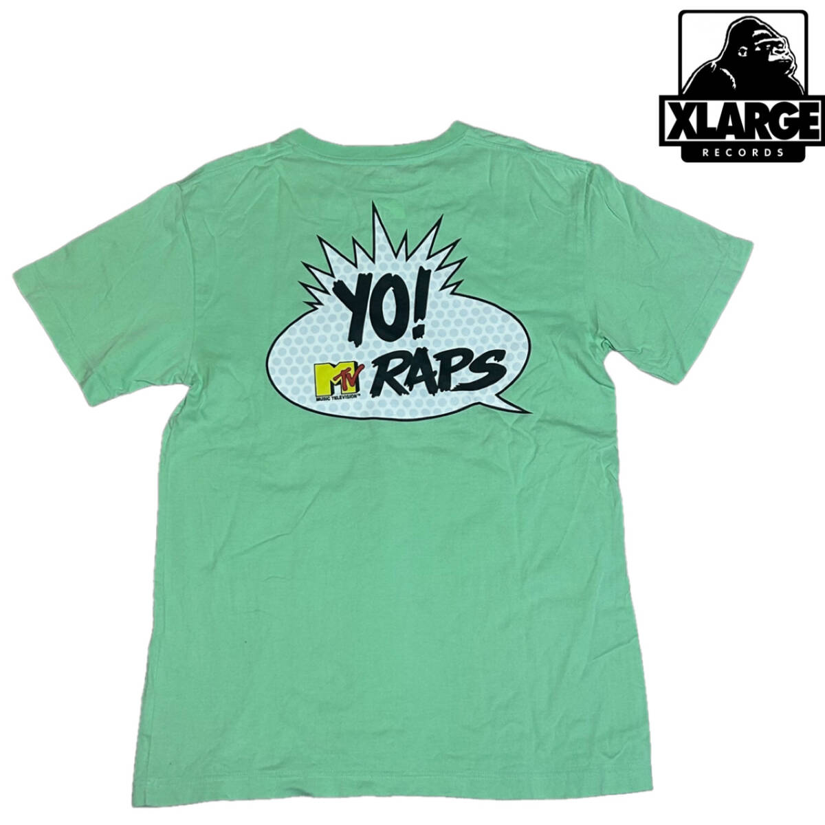 【美品】X-LARGE Yo! MTV Raps Classic Logo TEE サイズM エクストララージ Tシャツ XLARGE