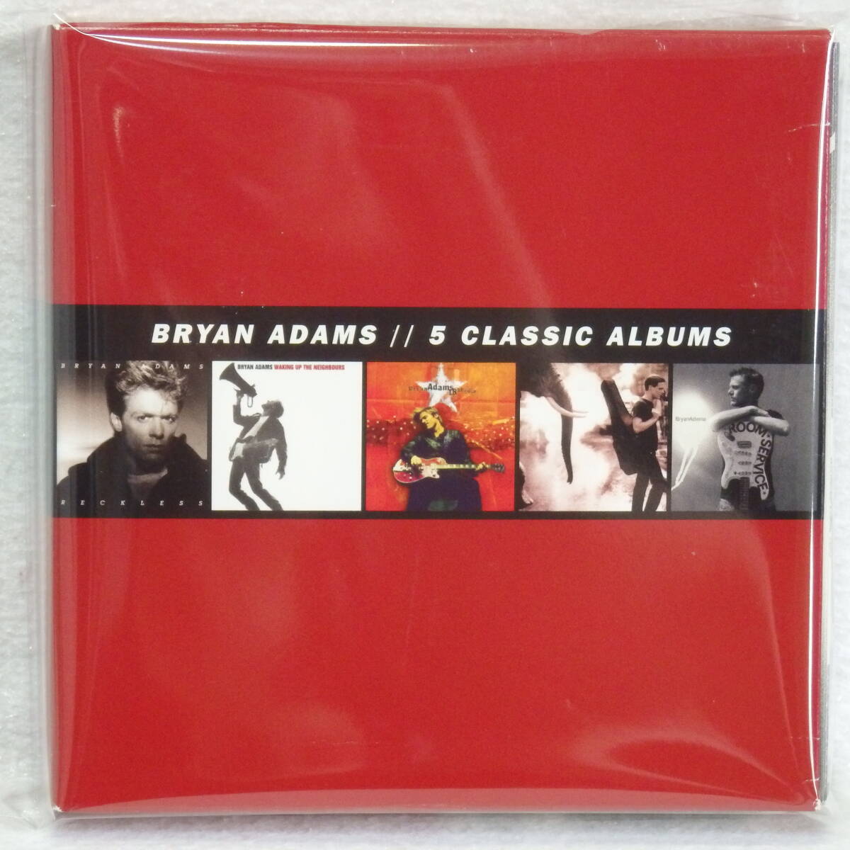 ＜新品同様＞ ブライアン・アダムス　BRYAN ADAMS　/　5 CLASSIC ALBUMS （CD5枚組　紙ジャケット　収納袋付）　 輸入盤
