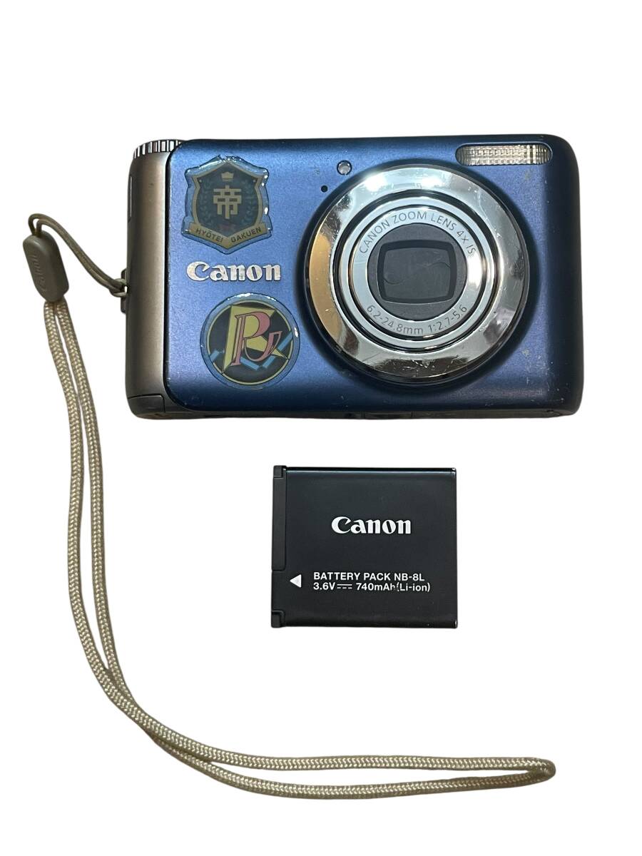 Canon PowerShot A3100 IS ブルー　キャノン　コンパクトデジタルカメラ　バッテリー付き　動作確認済み　