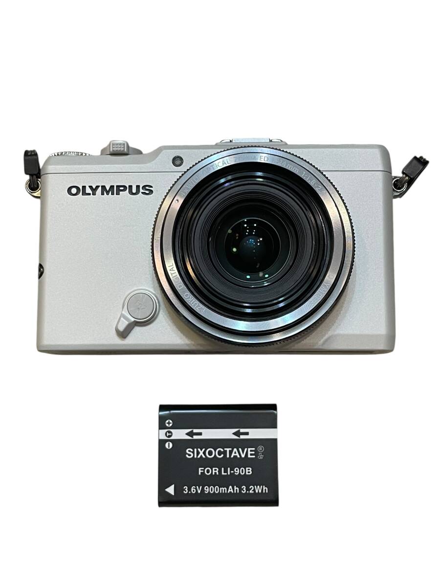 OLYMPUS Stylus XZ-2 ホワイト　オリンパス　コンパクトデジタルカメラ　バッテリー付き　動作確認済み　外装美品
