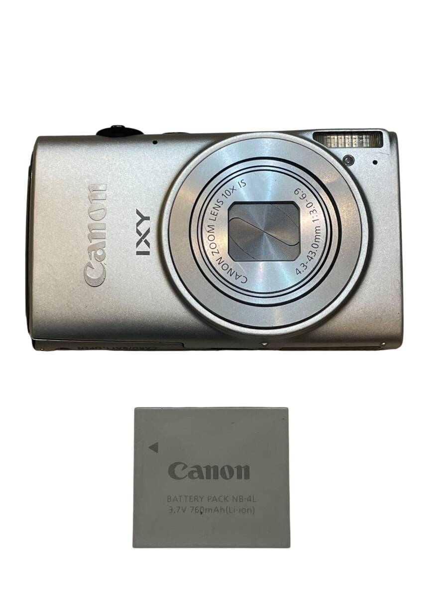Canon IXY 620F シルバー　キャノン　コンパクトデジタルカメラ　バッテリー付き　動作確認済み　