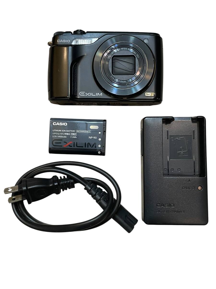 CASIO HIGH SPEED EXILIM EX FH100 ブラック　カシオ　コンパクトデジタルカメラ　充電器　バッテリー付き　