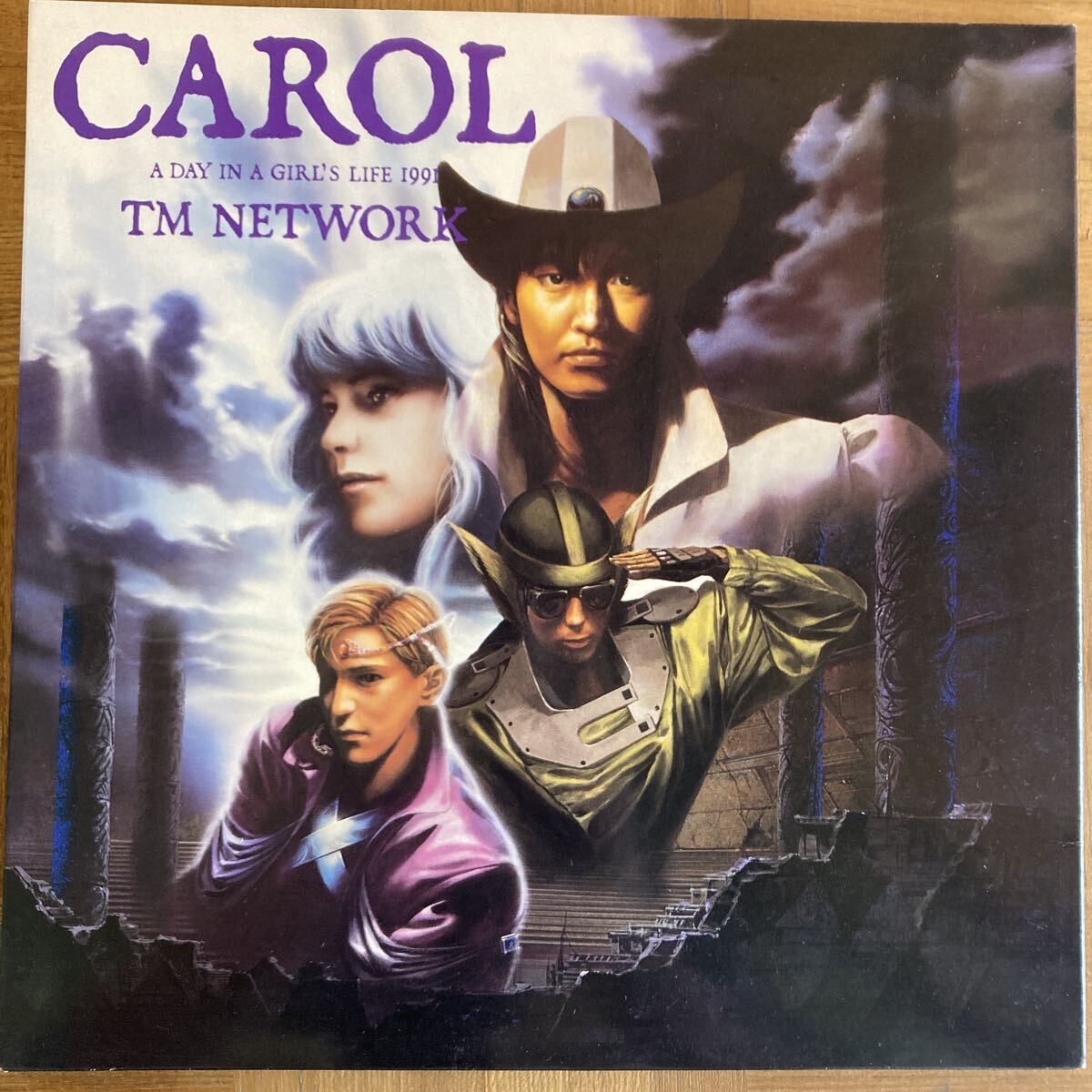 LP TM NETWORK / CAROL A DAY IN A GIRL’S LIFE 1991 TMネットワーク キャロル 32 3H-5070~1