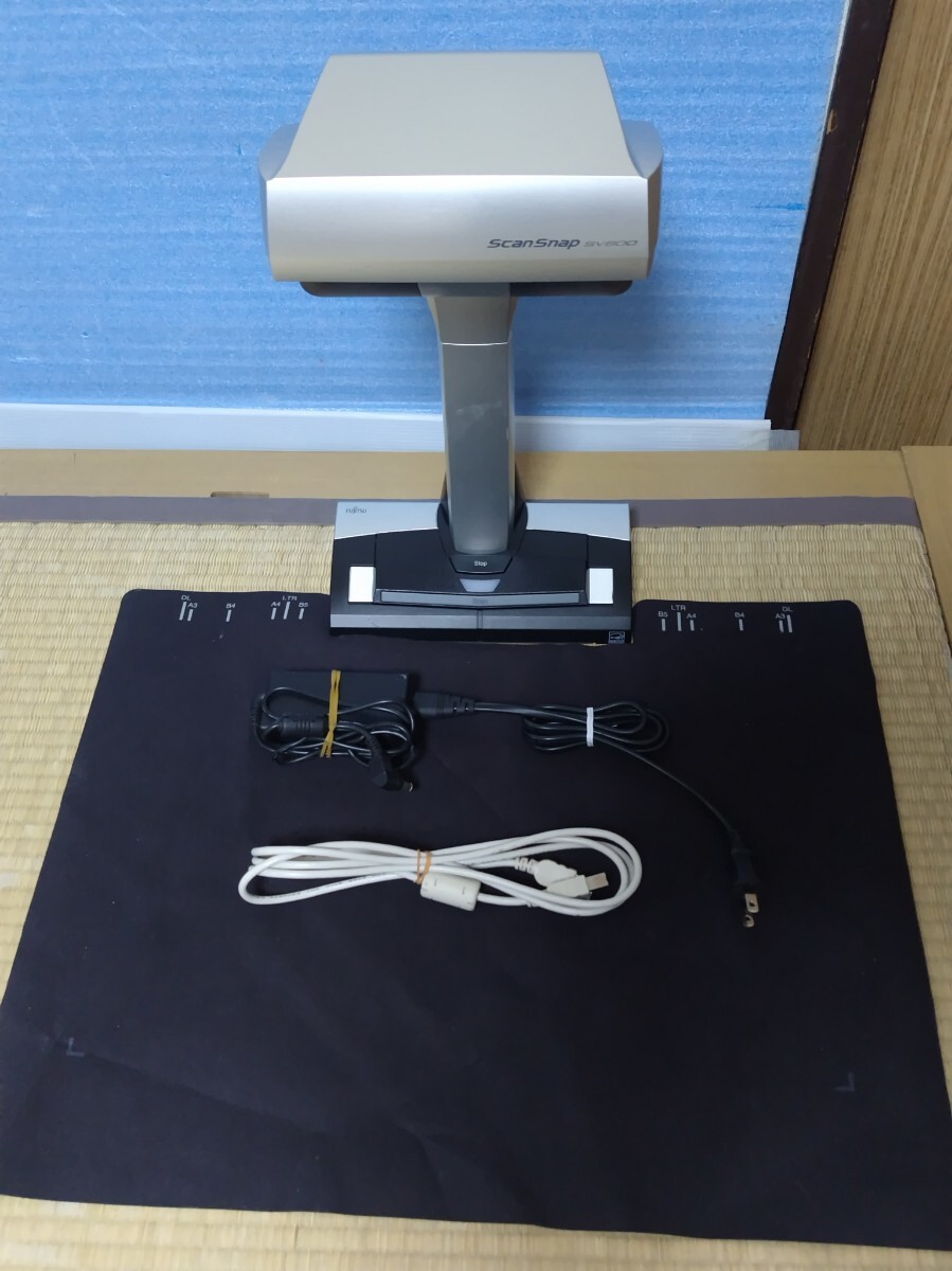 FUJITSU ScanSnap SV600 富士通 オーバーヘッドスキャナー 非接触型 ドキュメントスキャナー 動作確認済み 管理1-YU