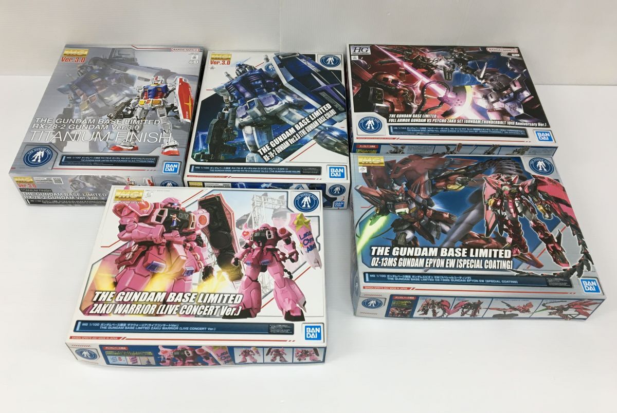S11-205-065【未組立】ガンプラ 5点まとめ(HG/MG/フルアーマー ガンダム VS サイコ ザク セット/エピオン/RX-78-2 Ver.3.0/ザクウォーリア)