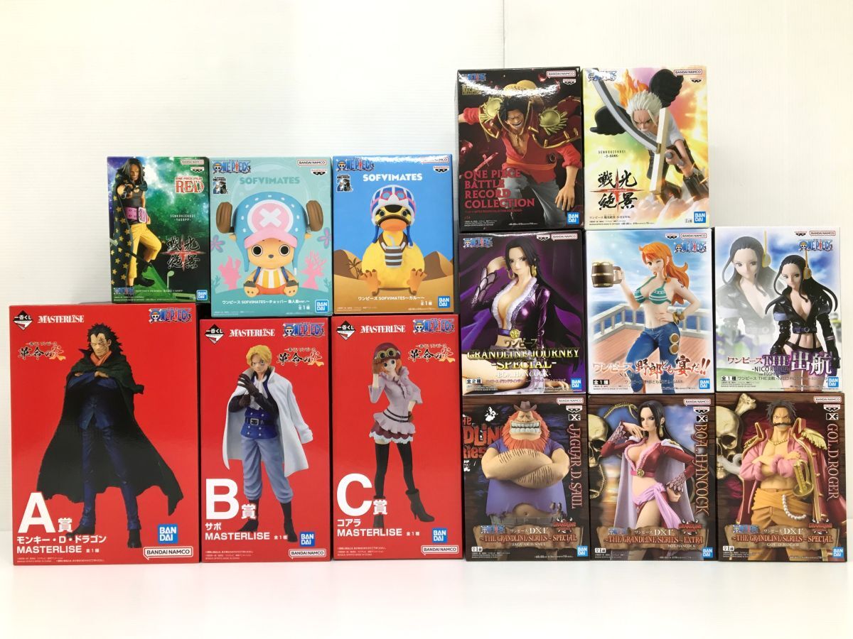 K21-670-052【未開封】ONE PIECE ワンピース フィギュア まとめ 14点 (一番くじ A賞,B賞,C賞)(ドラゴン/サボ/コアラ/ハンコック/ナミ/他)
