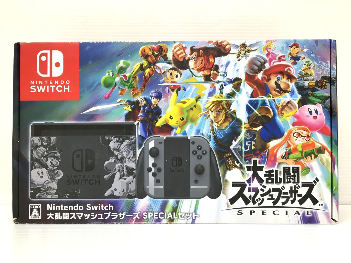 K21-662-049【中古/送料無料】Nintendo Switch(ニンテンドースイッチ) MOD.HAC-001 初期型 スマッシュブラザーズ スペシャルエディション