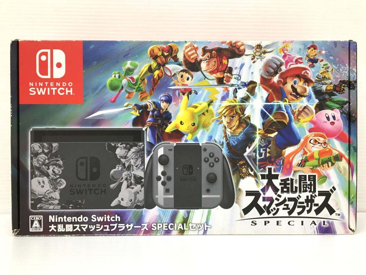 K21-661-049【中古/送料無料】Nintendo Switch(ニンテンドースイッチ) MOD.HAC-001 初期型 スマッシュブラザーズ スペシャルエディション