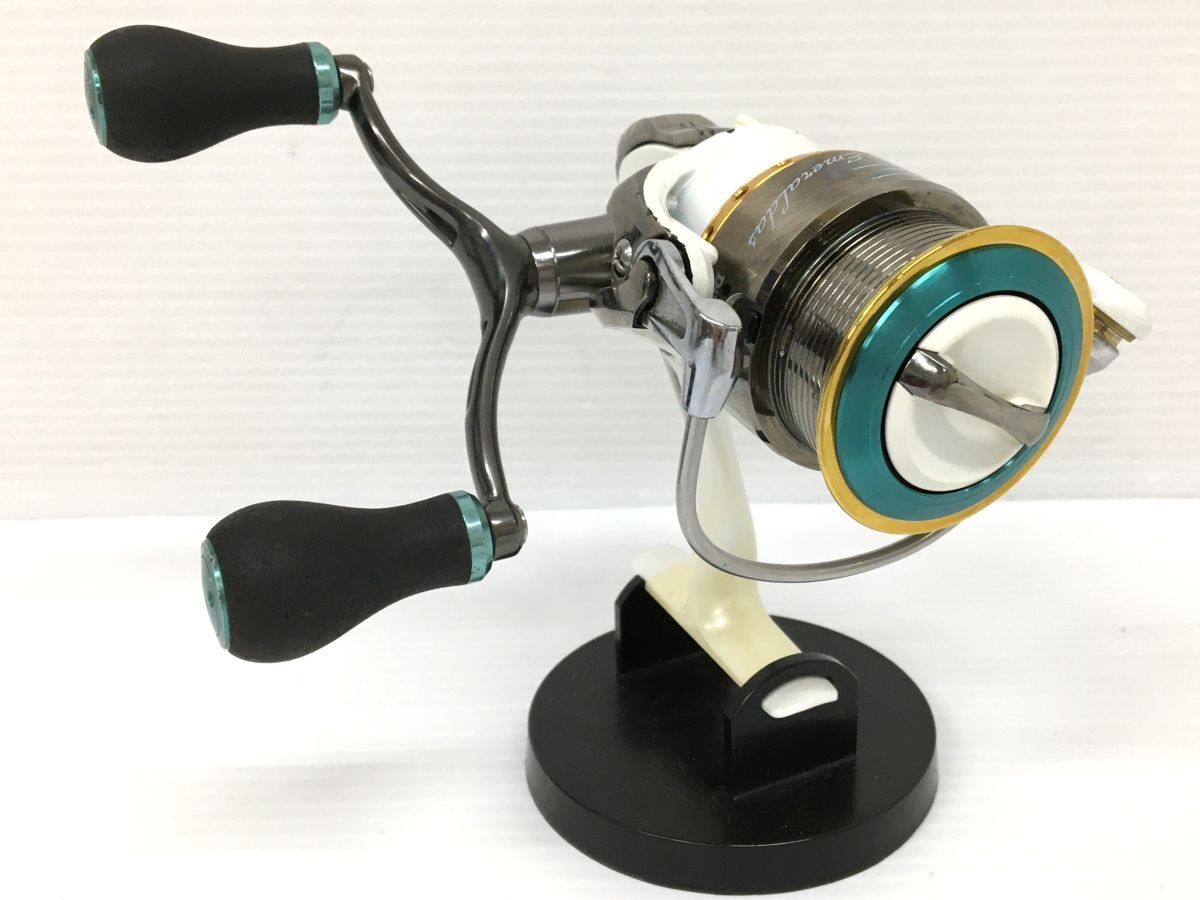 K21-675-123【ジャンク】DAIWA ダイワ 09 エメラルダス 2506 Wハンドル スピニングリール 釣り