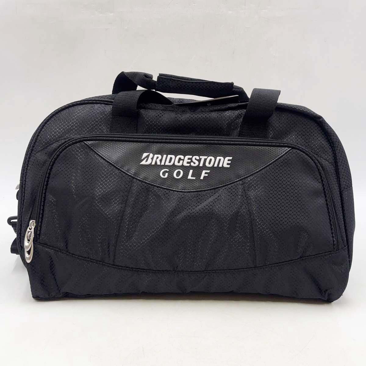 【中古・未使用品】ブリヂストン BRIDGESTONE GOLF ゴルフ2WAY ボストンバッグ ブラック BBG21Y