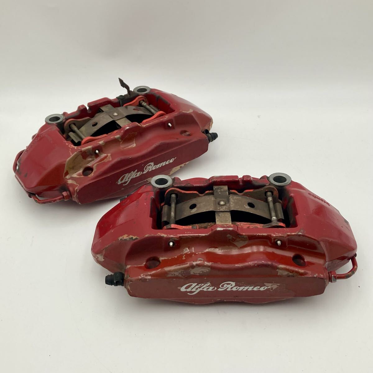 ◆AlfaRomeo アルファロメオ 940141 ジュリエッタ 純正 brembo ブレンボ 対向4ポット フロントキャリパー ブレーキキャリパー 左右セット 3