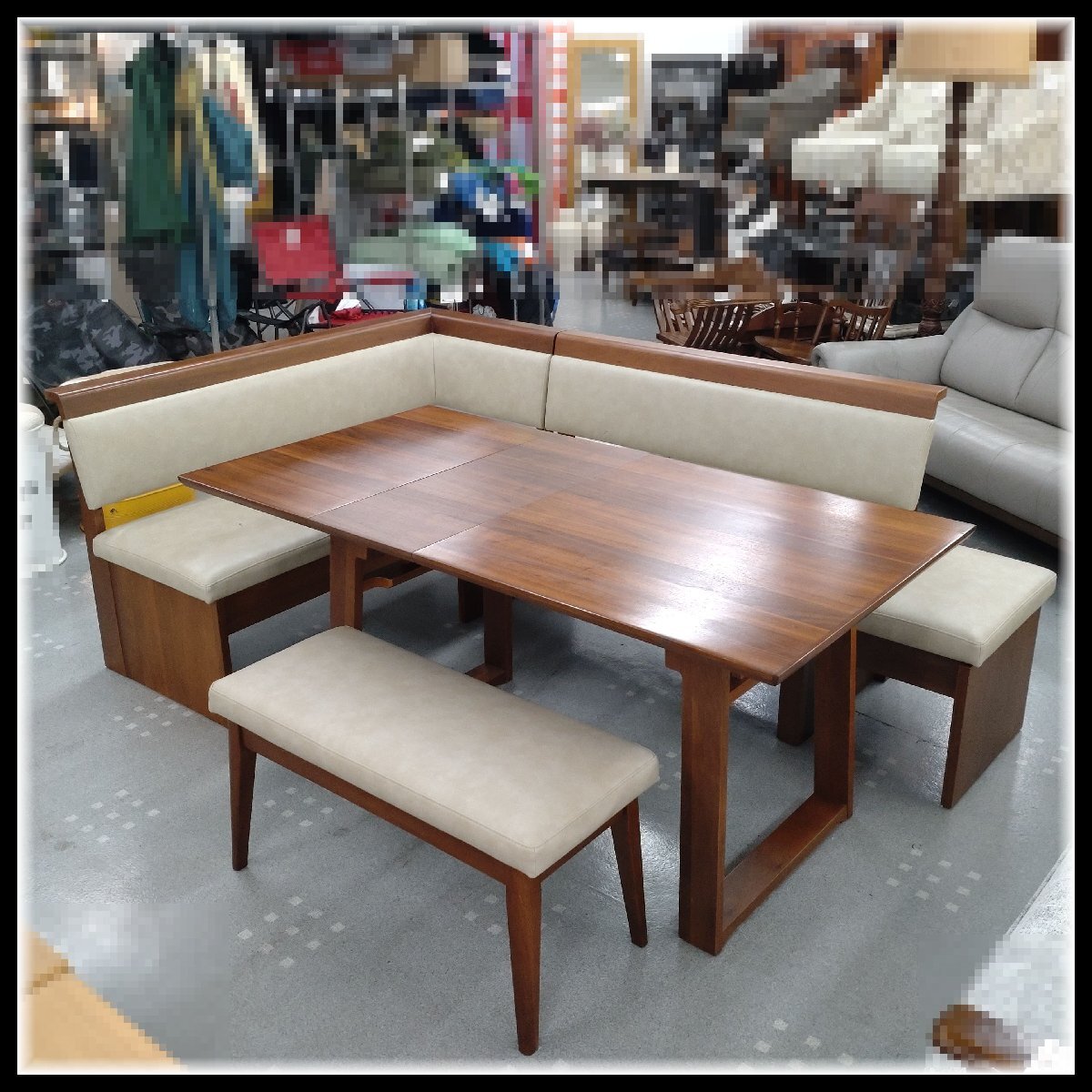 6361T　シギヤマ家具　GUESTS　リビングダイニングセット　伸縮式ダイニング　ソファダイニング　店頭でのお渡し 愛知県半田市