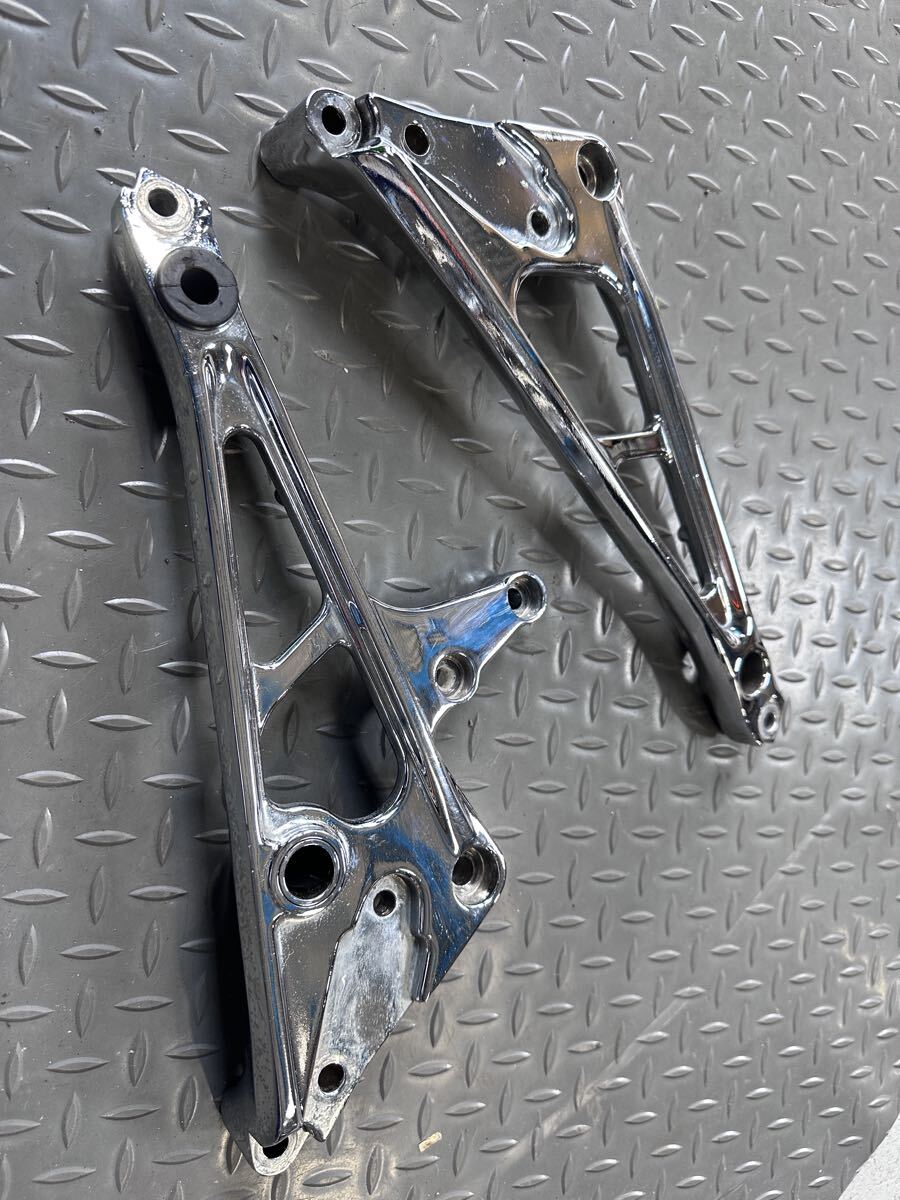 CBX400F メッキステッププレート 左右セット cbx400ff/cbx550f/nc07/pc04/cbr400f/nc17/当時物/旧車