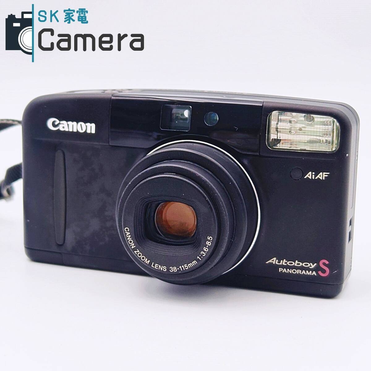 【中古】 Canon Autoboy S PANORAMA ブラック キャノン オートボーイ 2 ブラック